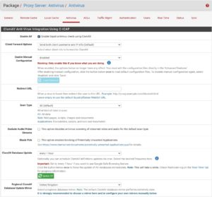 ClamAV Aktifleştirme Sayfası